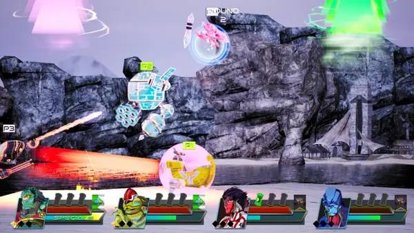 Персонаж Nebulas Lasso в процессе выполнения задания