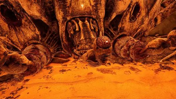 Персонаж Necrophosis в процессе выполнения задания