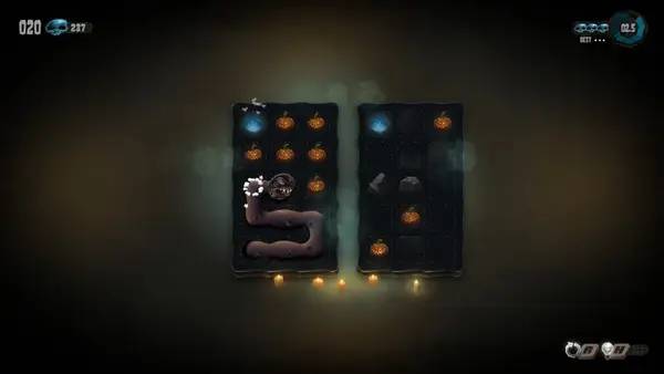 Персонаж NecroWorm в процессе выполнения задания