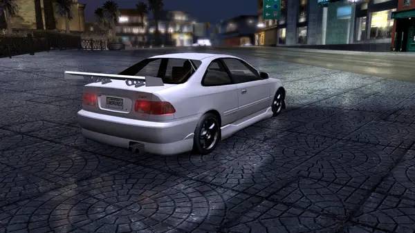 Персонаж Need for Speed Underground 2 Remastered в процессе выполнения задания