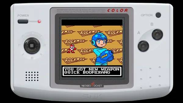 Персонаж NEOGEO POCKET COLOR SELECTION Vol.2 в процессе выполнения задания
