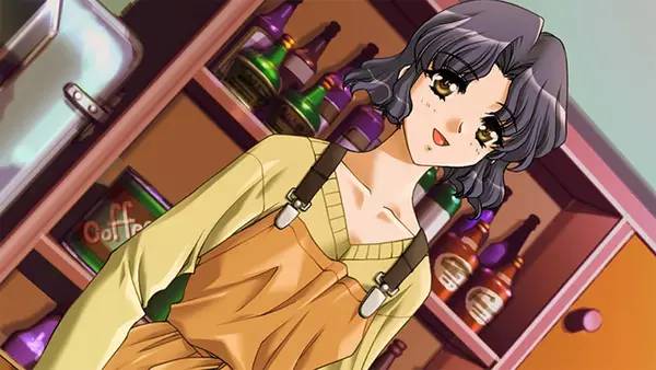 Персонаж Never 7 - The End of Infinity в процессе выполнения задания