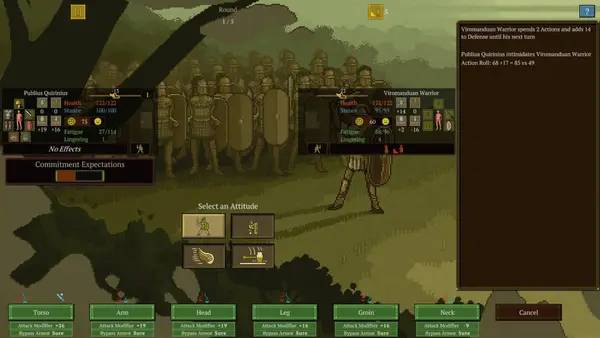 Персонаж Never Second in Rome в процессе выполнения задания