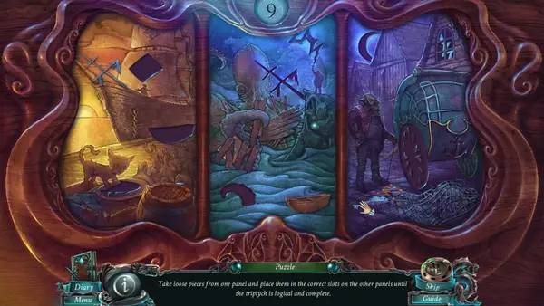 Персонаж Nightmares from the Deep 2  The Siren`s Call в процессе выполнения задания