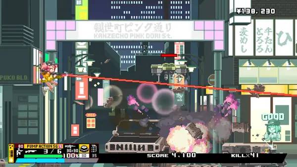 Персонаж Nitro Express в процессе выполнения задания