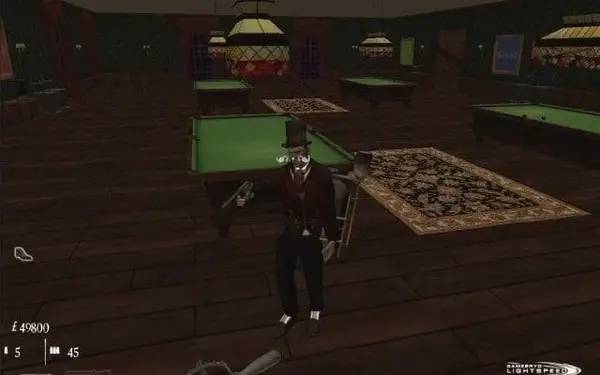 Персонаж No More Gentlemen в процессе выполнения задания