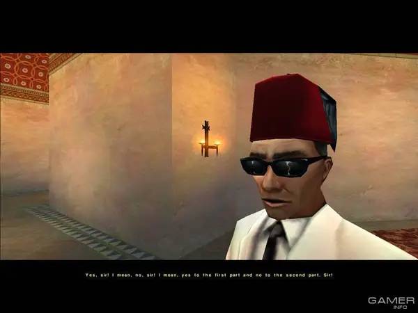 Персонаж No One Lives Forever в процессе выполнения задания