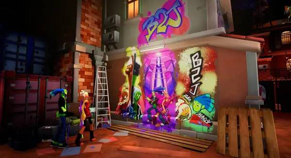 Персонаж No Straight Roads  Encore Edition в процессе выполнения задания