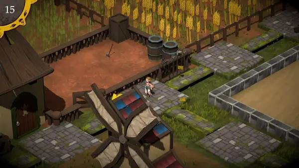 Персонаж Noahmund в процессе выполнения задания