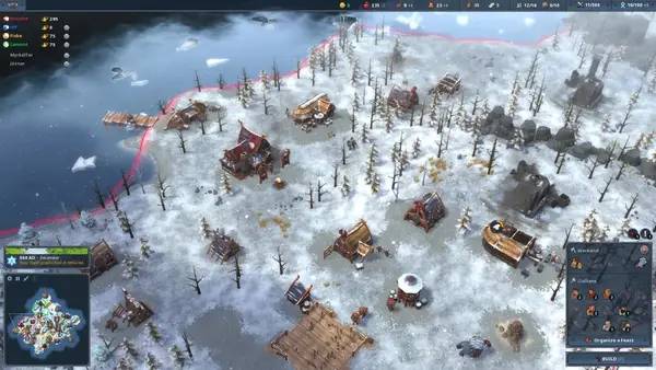 Персонаж Northgard в процессе выполнения задания
