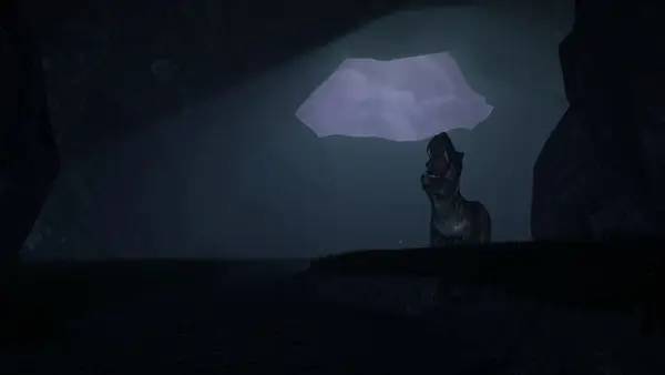 Персонаж Oakwood в процессе выполнения задания