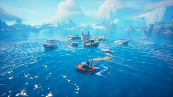 Персонаж Oceanhorn 2  Knights of the Lost Realm в процессе выполнения задания