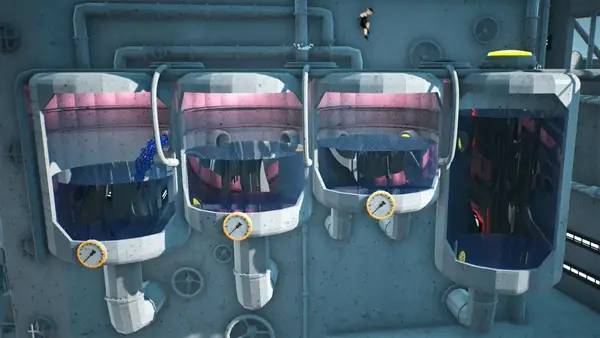 Персонаж Oliver в процессе выполнения задания