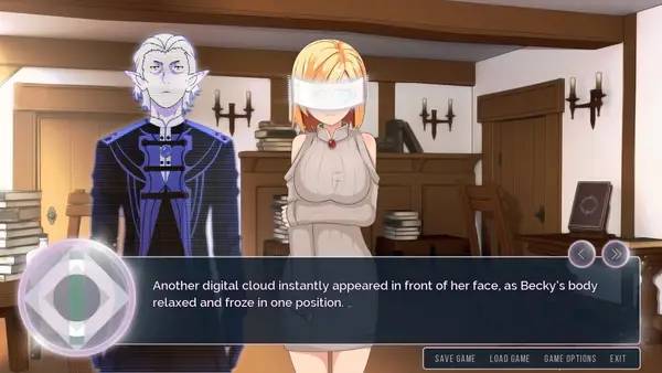 Персонаж OMNIMUS в процессе выполнения задания