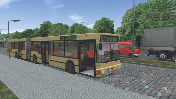 Персонаж OMSI 2 Bus Simulator в процессе выполнения задания
