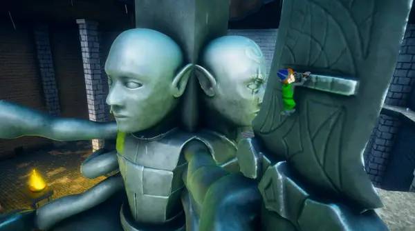 Персонаж One True Hero в процессе выполнения задания