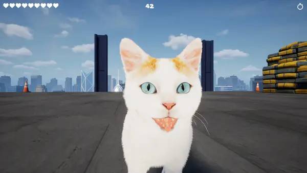 Персонаж Only Way is Down в процессе выполнения задания