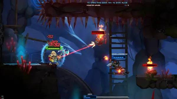 Персонаж ONRAID в процессе выполнения задания