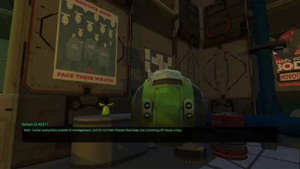 Персонаж Out of Shapes в процессе выполнения задания