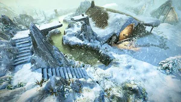 Персонаж Outcast - Second Contact в процессе выполнения задания