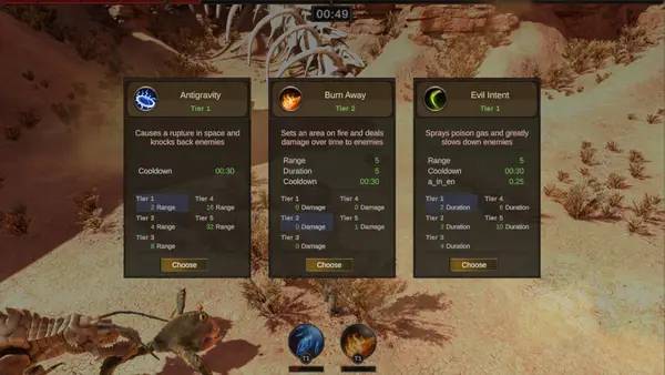 Персонаж Outlanders Hunt and Survive в процессе выполнения задания