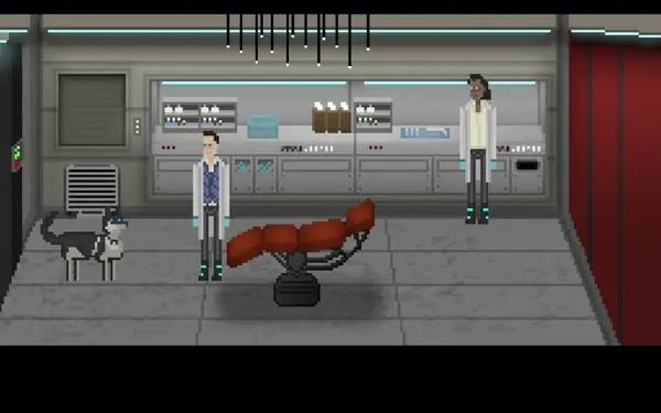 Персонаж Outpost 13 в процессе выполнения задания