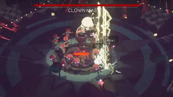 Персонаж Overpower в процессе выполнения задания