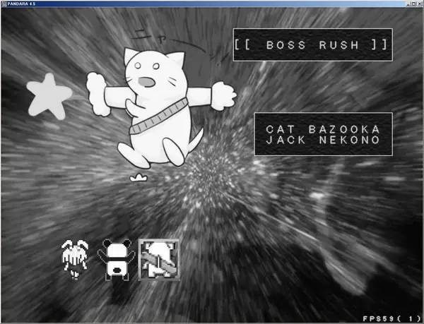 Персонаж PANDARA в процессе выполнения задания