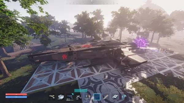 Персонаж Pantropy в процессе выполнения задания