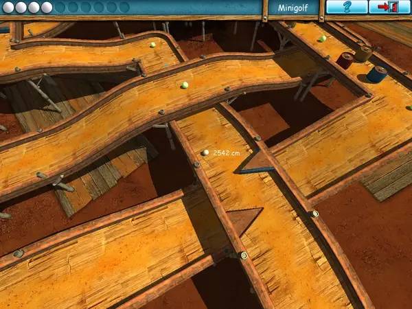 Персонаж Pat and Mat в процессе выполнения задания