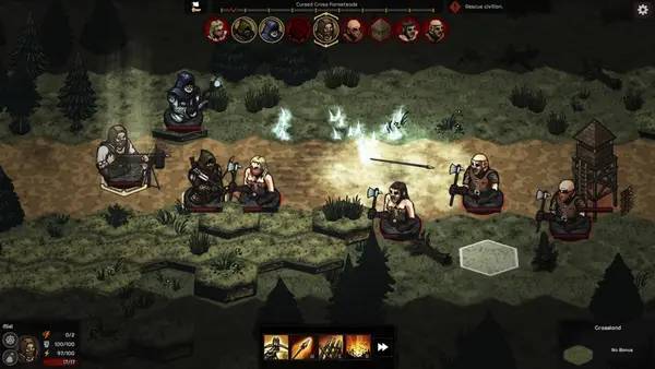 Персонаж Paths and Danger в процессе выполнения задания