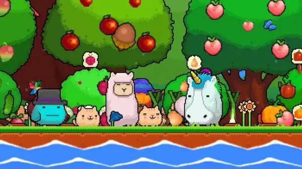 Персонаж Plantera 2 Golden Acorn в процессе выполнения задания