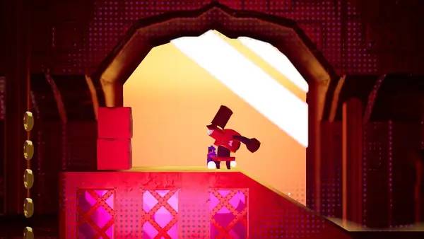 Персонаж POLE в процессе выполнения задания