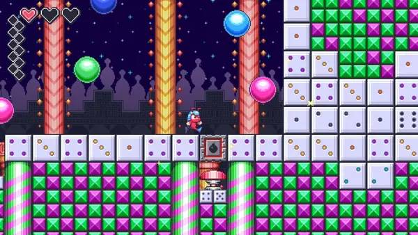 Персонаж Polyroll в процессе выполнения задания