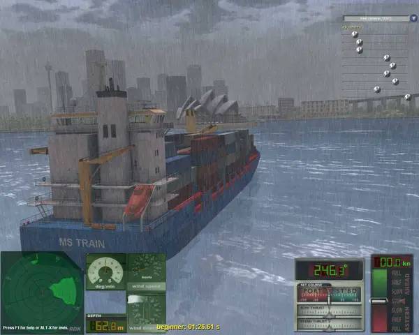 Персонаж Ports of Call Deluxe в процессе выполнения задания