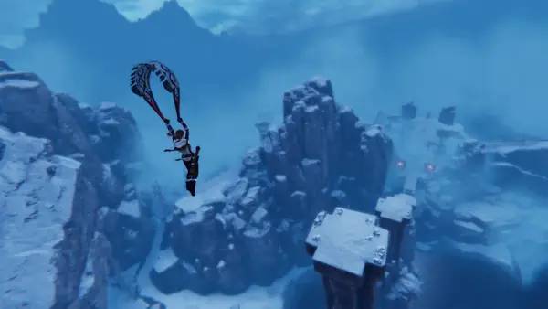 Персонаж Praey for the Gods в процессе выполнения задания