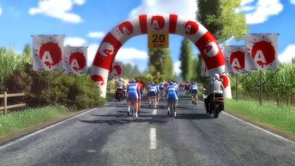Персонаж Pro Cycling Manager 2020 в процессе выполнения задания