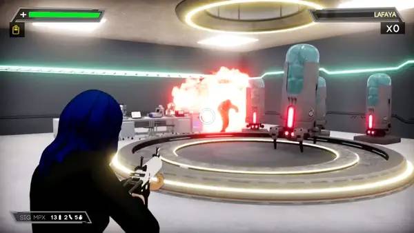 Персонаж Project Boost в процессе выполнения задания