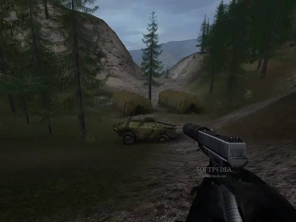 Персонаж Project I.G.I. (Project IGI  I'm Going In) в процессе выполнения задания