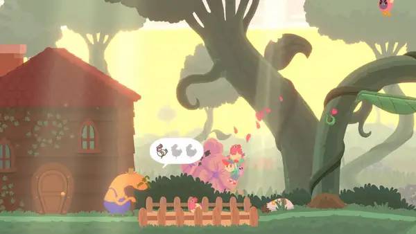 Персонаж Promenade в процессе выполнения задания