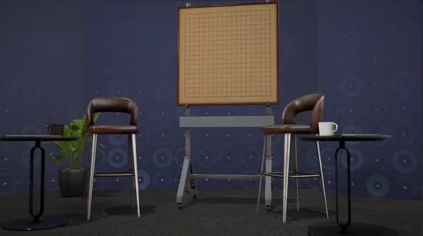 Персонаж Просто Го в процессе выполнения задания