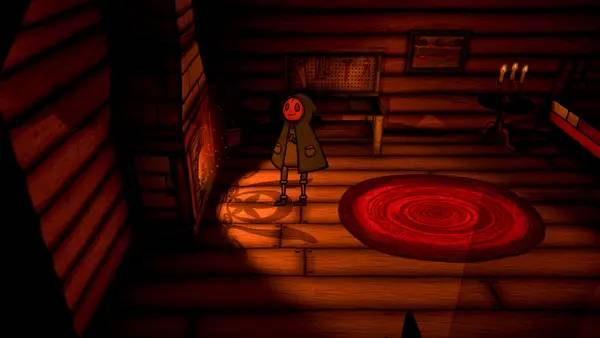 Персонаж PUMPKIN PANIC в процессе выполнения задания