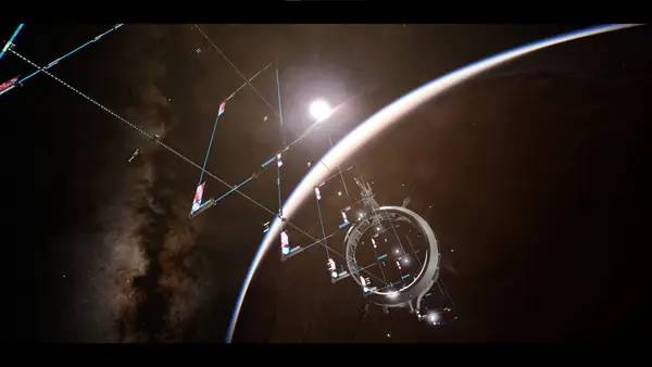 Персонаж QANGA в процессе выполнения задания