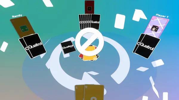 Персонаж Quatro! в процессе выполнения задания