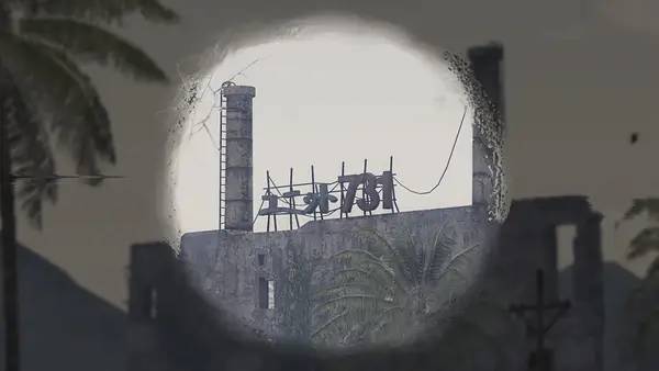 Персонаж Radiation Island в процессе выполнения задания