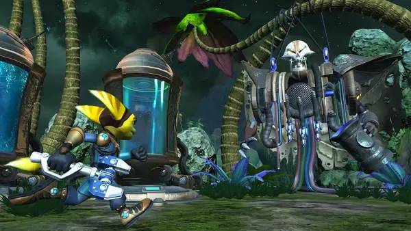 Персонаж Ratchet and Clank Future  Quest for Booty в процессе выполнения задания