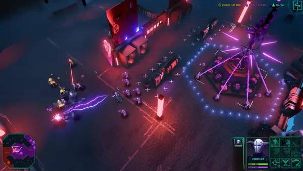 Персонаж Re-Legion в процессе выполнения задания