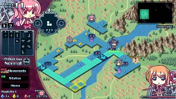 Персонаж Re;Lord 1 ~The witch of Herfort and stuffed animals~ в процессе выполнения задания