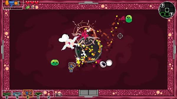 Персонаж Reality Core в процессе выполнения задания