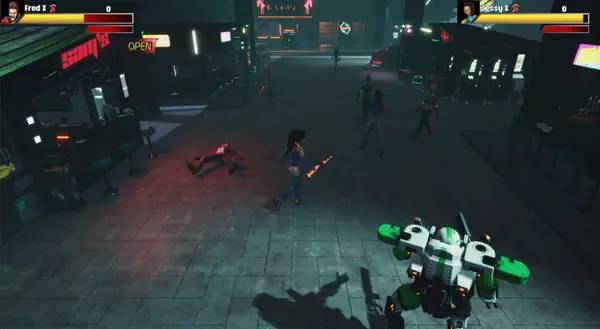 Персонаж Reality Rash в процессе выполнения задания